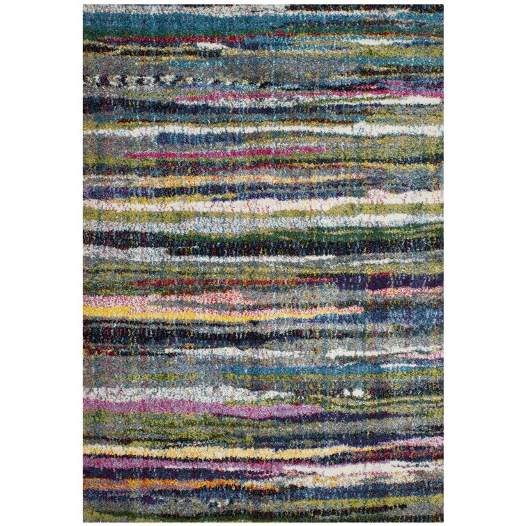 Latitude Run® Gleno Abstract Multicolor Area Rug & Reviews Wayfair